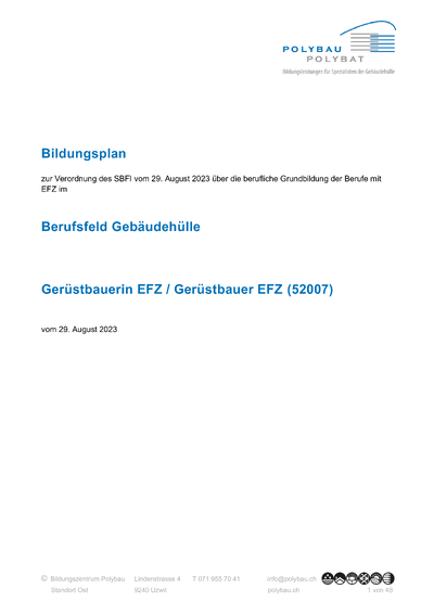 Bildungsplan EFZ (01.04.2026)