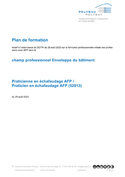 Plan de formation AFP (01.04.2026)